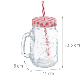 Relaxdays Trinkglas 0,5 l 10-tlg.