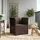 vidaXL 1-Sitzer Sessel 1 x 1 x 1 cm braun