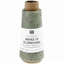 Rico Design Wolle Blümchen Silber 25 g