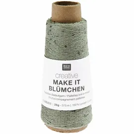 Rico Design Wolle Blümchen Silber 25 g