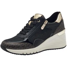 Marco Tozzi Sneaker Freizeit mit Keilabsatz, Schwarz | Gr.: 39
