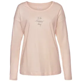 vivance dreams by lascana Pyjamaoberteil unifarben apricot 32/34