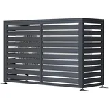 Westmann Wärmepumpenverkleidung Boxa M Anthrazit 140 x 56 x 97 cm