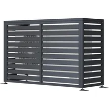 Westmann Wärmepumpenverkleidung Boxa M Anthrazit 140 x 56 x 97 cm