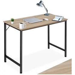 tectake® Schrebitisch, Industrial Style, große Beinfreiheit, Höhe 75,5 cm
