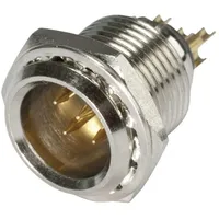 HICON HI-XMEM5 XLR-Steckverbinder Stecker, Einbau vertikal Polzahl 5 Silber