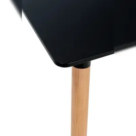 CLP Essgruppe Liborg 60 x 60 cm schwarz