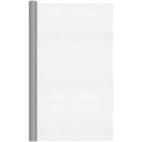 vidaXL Maschendrahtzaun 120 x 500 cm Edelstahl/Silber