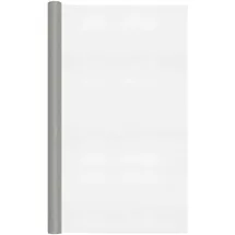 vidaXL Maschendrahtzaun 120 x 500 cm Edelstahl/Silber