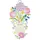 w. reuter & sohn - plauener spitze W. Reuter & Sohn - Plauener Spitze® Fensterbild Fensterbild "Frühlingsvase" farbig bunt