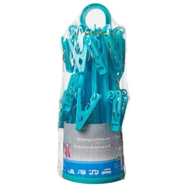PRO PLUS Trockenkarussell Ø 48 cm mit 18 Wäscheklammern