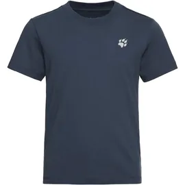Jack Wolfskin Paw Kurzarm-t-shirt - Paw Midnight Sky - 128 cm