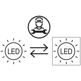 Helestra Kymo 1 LED rund chrom