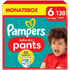 Pampers Windeln Pants Größe 6 (14-19kg) Monatsbox