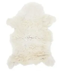 vidaXL Schaffell 70x100 cm : Farbe - Creme