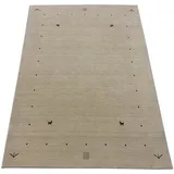 WAWA TEPPICH G084T1 Wollteppich 90 x 160 cm Beige
