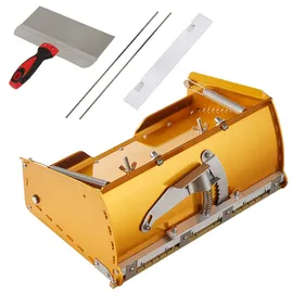 Vevor Drywall Flat Box Finishing Mud Box 25,4 cm Wall Compound Putty 2 Bonus Blades