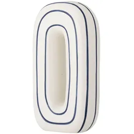 Bloomingville Mae Vase, Blau, Keramik,