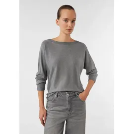 Comma, Feinstrick-Pullover grau 46