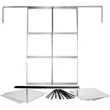 Vitavia Doppellschiebetür-Set Sirius 3 mm ESG