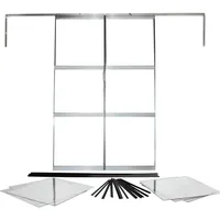 Vitavia Doppellschiebetür-Set Sirius 3 mm ESG