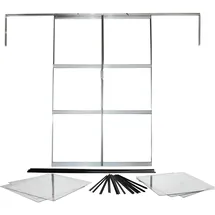Vitavia Doppellschiebetür-Set Sirius 3 mm ESG