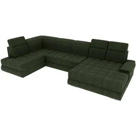 99rooms Toscana Wohnlandschaft Velours VOGUE Wintermoos Rechts