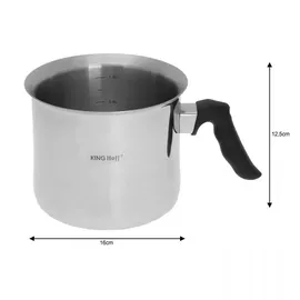 Kinghoff Milchtopf 16 cm rund