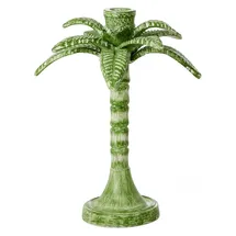 Rice Kerzenständer in Grün - (H)17,5 x Ø 22,5 cm