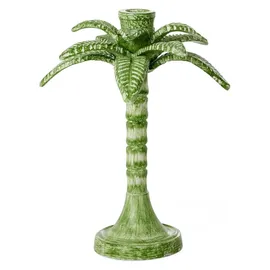 Rice Kerzenständer in Grün - (H)17,5 x Ø 22,5 cm