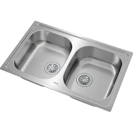 Teka Universe 80 T-XP 2c Doppelspüle - Silber