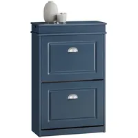 SoBuy Schuhschrank 55 x 83 x 24 cm blau