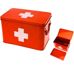 present time Medizin Box L CROSS - B/H ca. 19,00x21,00