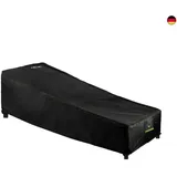 Awnic Gartenliege Abdeckung 200 x 75 x 40 cm Schwarz