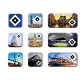 Hamburger SV HSV Magnet 9er Set Hamburg, 29982