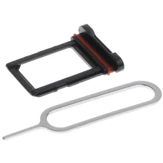 prasku SIM Kartenhalter Fach Steckplatz + Auswerfer Pin für S6 Active G890A - Schwarz