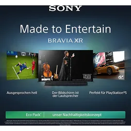 Sony BRAVIA XR-55A95L 139cm 55" 4K QD-OLED 120 Hz Smart Google TV Fernseher