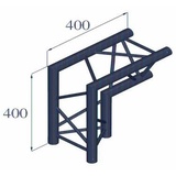 Alutruss DECOLOCK DQ3-PAC25 3-Punkt Traverse Ecke 90°