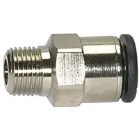 Riegler Gerade Steckverschraubung »click-clock«, R 3/8 a., Schlauch- Ø12