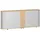 Geramöbel Flex Aktenschrank 200 x 83 x 40 cm silber