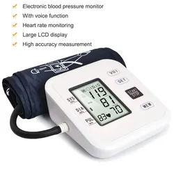 Automatisches elektronisches Blutdruckmessgerät im Oberarmstil für den Heimgebrauch