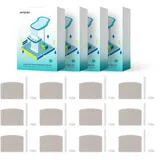 PETGUGU Katzenbrunnen Ersatz Filter 12er Pack für Trinkbrunnen für Katze PF1, PF1L, 8-Stufiges Filtersystem, Aktivkohle Trinkbrunnen Filter, 12-Monats-Set Ersatzfilter für Katzentrinkbrunnen