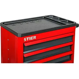 Stier Werkstattwagen Basic mit Kunststoffabdeckung leer