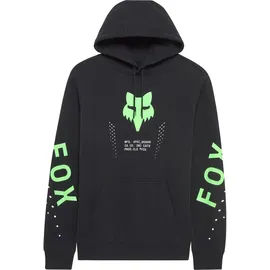 Fox Hoodie Schwarz/Grün L