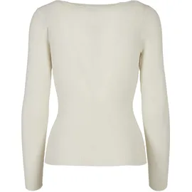 URBAN CLASSICS Wide Neckline Sweater Weiß XL
