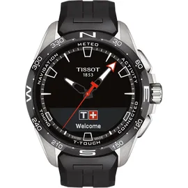 TISSOT T-Touch Connect Solar 47,5 mm Silikonarmband Schwarz T121.420.47.051.00