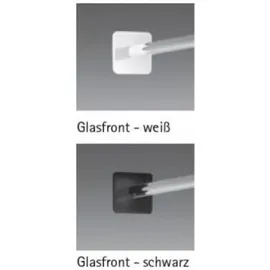 HSK Wandarm gebogen mit Rosette Softcube Chrom