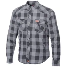 BÜSE Fairbanks Textilhemd Grau S