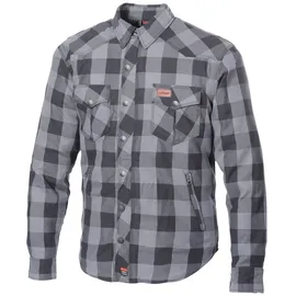 BÜSE Fairbanks Textilhemd Grau S