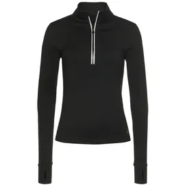 LASCANA Laufshirt Damen Schwarz L